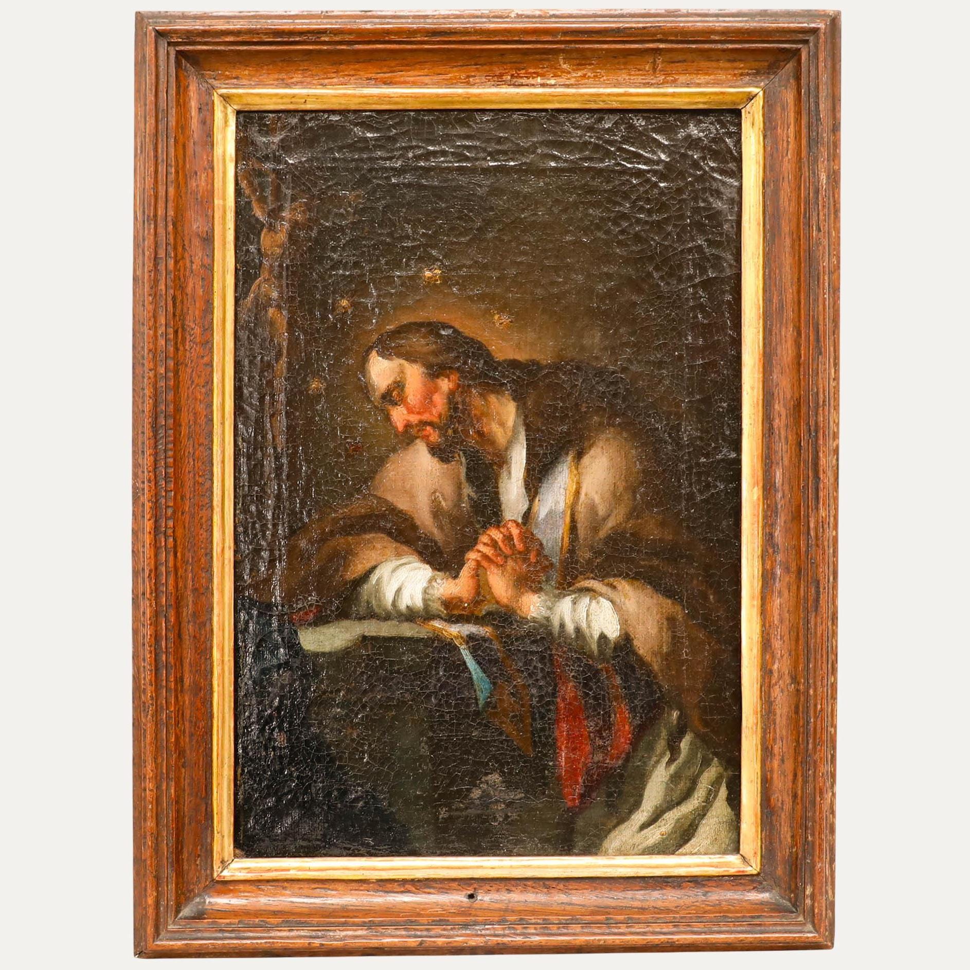 アンティーク 宗教画 油彩 アンティーク 宗教画 油彩 アンティーク