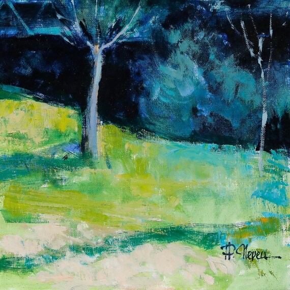 ピエール・ヌヴー (b.1929) - 現代油絵、カドネ、フランス オリジナル