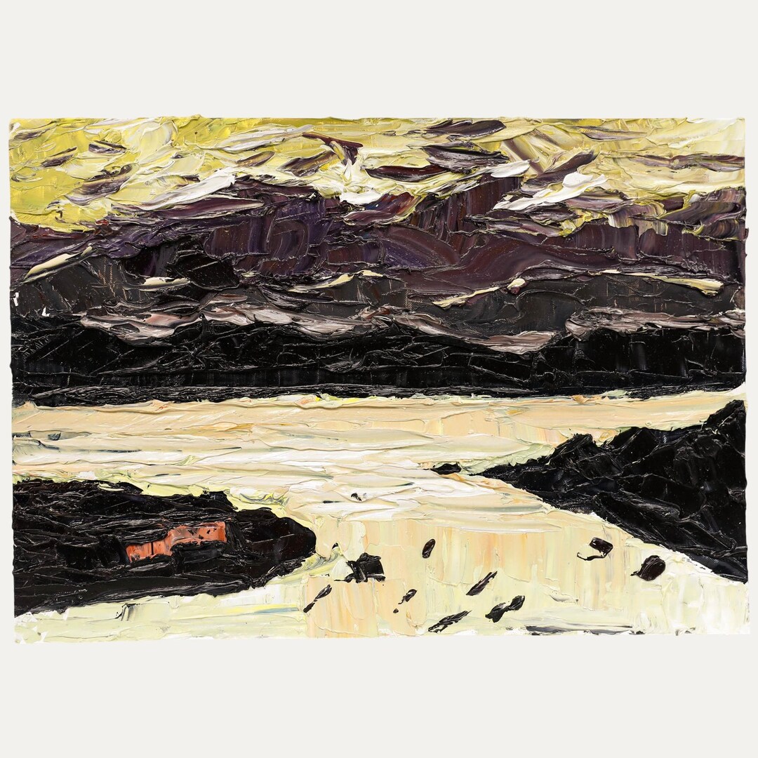 ダニエル・ニコルズ - 現代油彩、As the Tide Comes In オリジナル