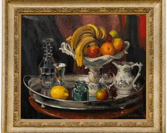 Sidney T. Whiteford 1880年　水彩画　果物の静物　額装 il_340x270.6751138860_69zz.jpg
