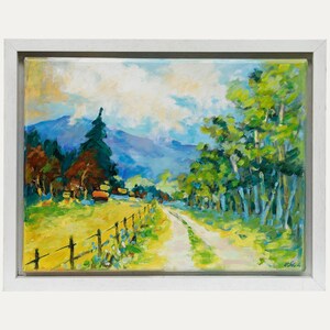 Erwin Steinhauser (1939-2023) - 20th Century Oil, Mountain Trail Original Vintage Antique Artwork