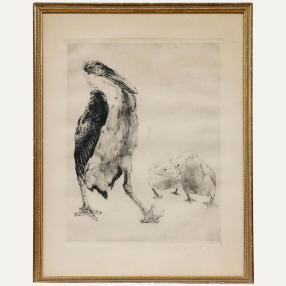 2匹のテリア犬』ヴィンテージ銅版画 Kurt Meyer Eberhardtの通販はau