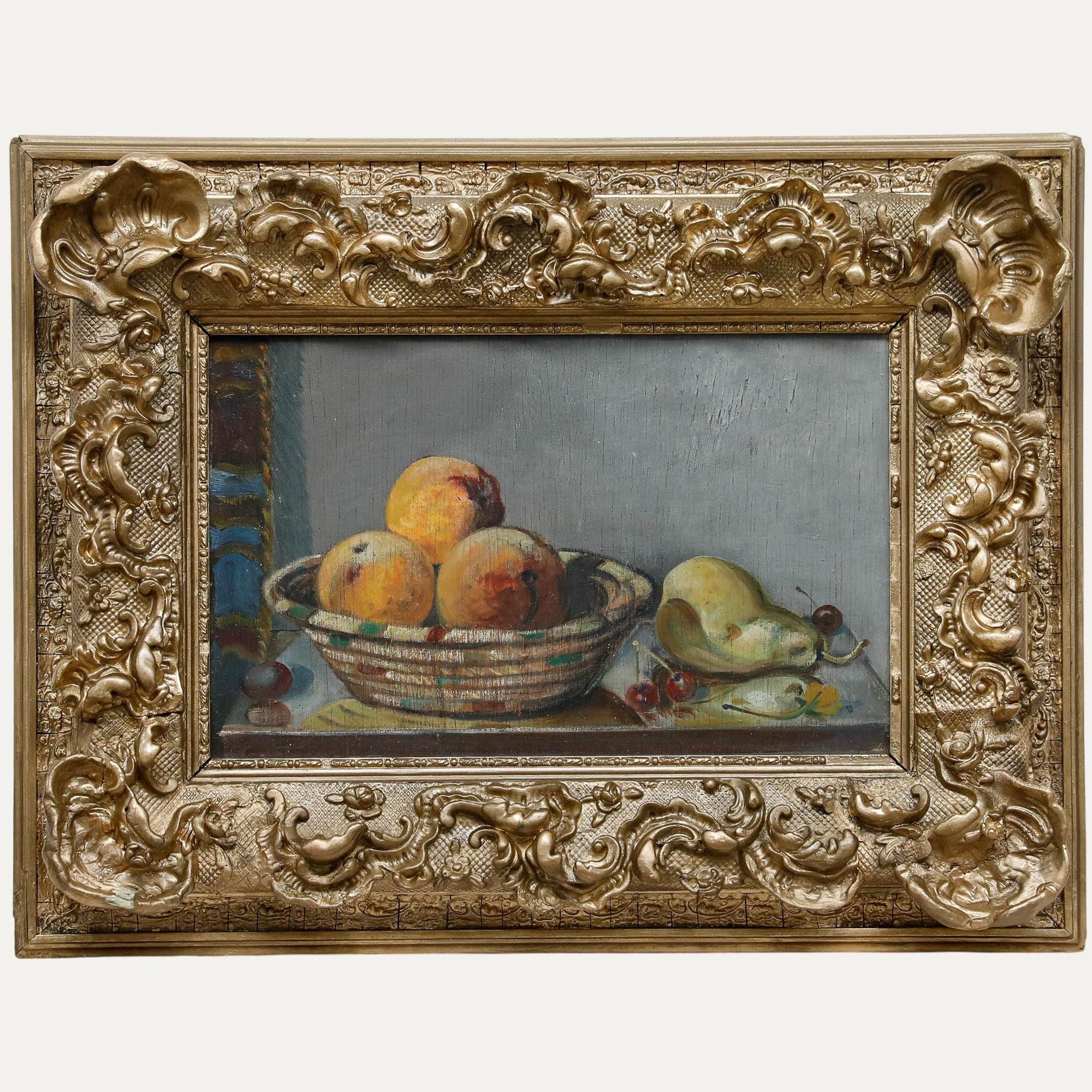 ポンタヴァン派 フランス 20世紀初頭 油彩 - 果物のある静物画