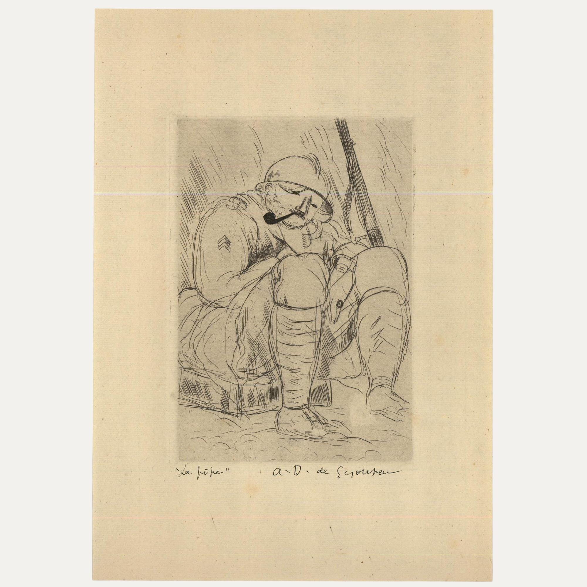 Dunoyer de segonzac - Etsy 日本