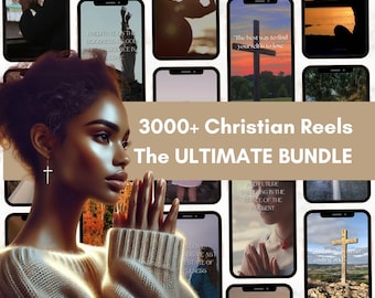 Christian PLR Reels Faceless Videos Bible Quotes MRR Christian Quotes Instagram Reels PLR Faceless Reels Master Resell Right Christian Reels