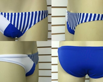 Bikini _ PAUL - Royal Blue/White