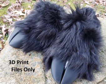 3D Printed Lace-On Hoof Cosplay Pattern: Flexible Hooves (Digital Files Only)