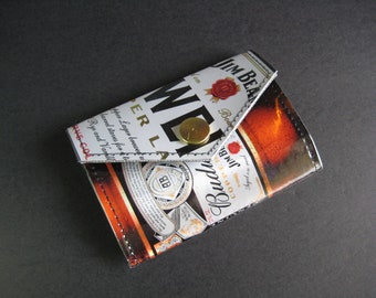 Beer and Whiskey Small Snap Beer Wallet