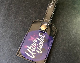 Ecliptic Ultra Violet Beer Luggage Tag