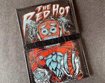 The Red Hot Minimalist Beer Wallet