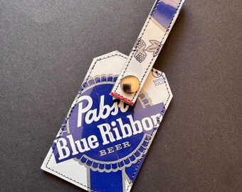 Pabst Blue Ribbon Beer Luggage Tag