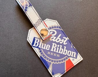Pabst Blue Ribbon Beer Luggage Tag