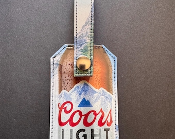 Coors Light Beer Luggage Tag