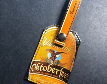 Yuengling Oktoberfest Beer Luggage Tag