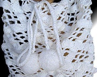 Crochet Lace Cowl Crochet Pattern PDF