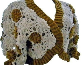 Bolero Crochet Jacket Flower Loom Pattern