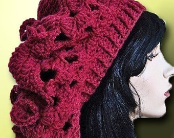 Crochet Slouchy Hat Pattern Slouch Hat Dreadlocks Pattern Crochet Hat Women Crochet Hat Slouchy Hat Dreadlocks Hat Pattern Men Pdf