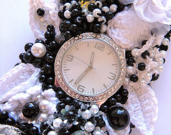 Crochet  Pattern Bangle PDF Watch