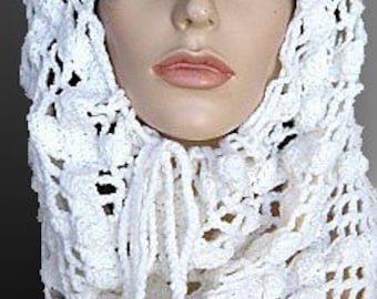 Crochet Lace Cowl Crochet Pattern PDF