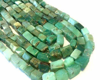 Gemstone beads 10x14mm tuba shape chrysoprase beads Natural chrysoprase beads Great for jewelry making Full strand 16\u201d