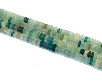 TEENY Tiny Ancient roman glass beads petite rondelles saucers