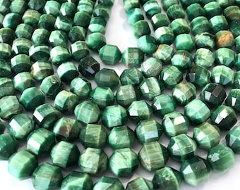 Green tiger eye beads whole strand premium quality 10mm