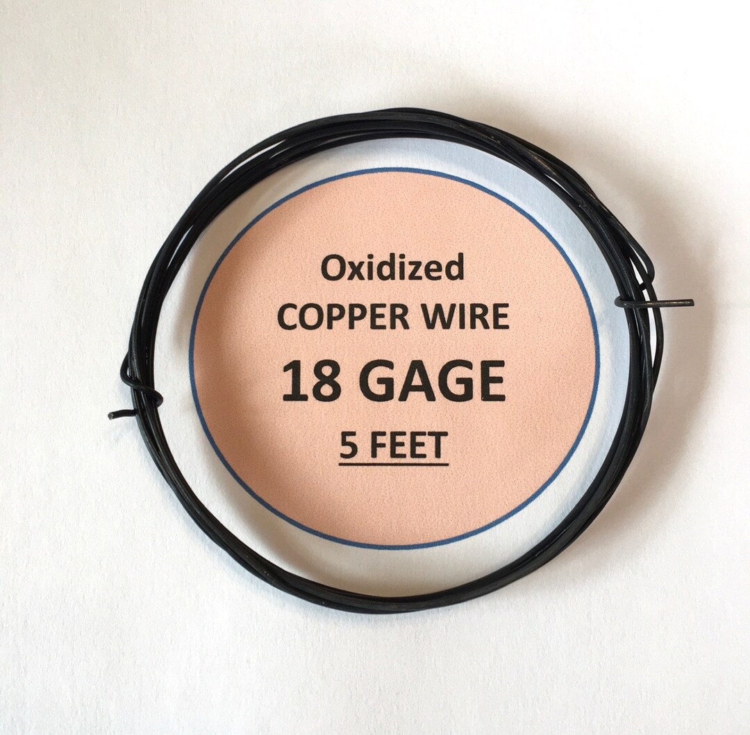 Oxidized Copper Wire 18 Gage 5 Feet Best Deal Etsy