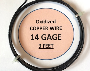 Oxidized copper wire 14 gage over 3 feet best deal