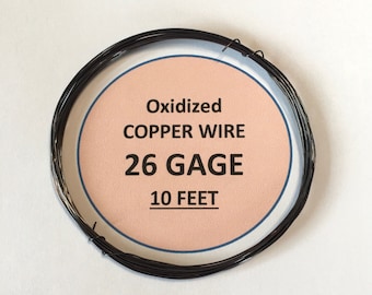 Oxidized copper wire 26 gage over 10 feet best deal