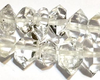 herkimer diamonds Natural rock crystal double terminated points best prices on etsy for this item