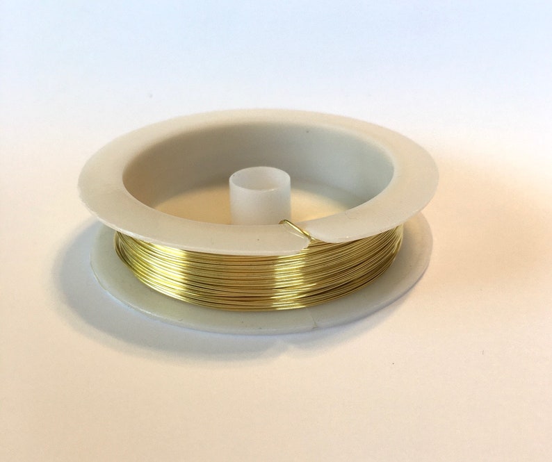 WIRE Gold Plated COPPER Wire 22 Gage 10 METERS - Etsy