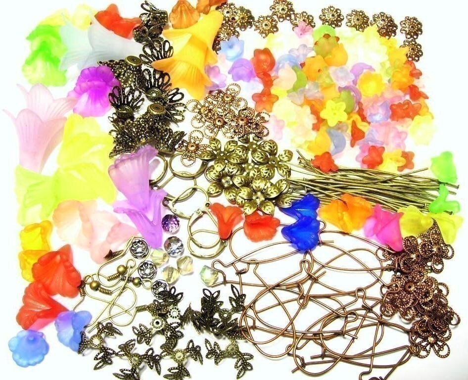 Vintage look earring kit DIY