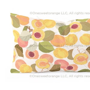 Oblong Pillow Family Throw Pillow Home Decor Pillow Accent Pillow Lumbar Support Pillow Decorative Pillow Georgia Peach I Pillow