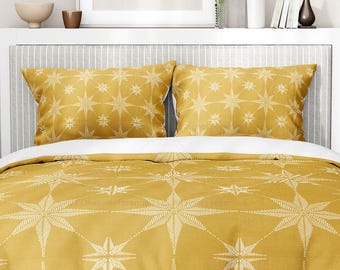 Duvet Cover Starlight Dijon Bedding Home Duvet Pillow Sham Set Bedroom Decor Duvet Bedding Pillow Shams Cotton Duvet Cover Pillow Shams