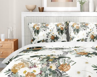 Duvet Cover Paloma Cream Bedding Home Decor Duvet Pillow Sham Set Bedroom Design Duvet Bedding Pillow Shams Cotton Duvet Cover Pillow Shams
