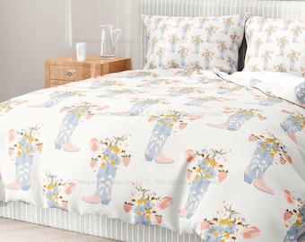 Duvet Cover Strawberries in my Blue Boots Bedding Home Decor Duvet Pillow Sham Set Bedroom Design Duvet Bedding Pillow Shams Cotton Duvet