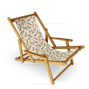 cheetah rocking lawn chair