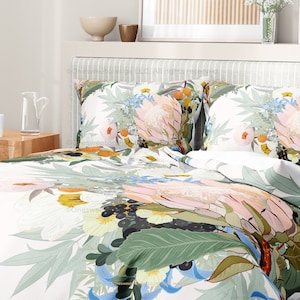 Duvet Cover Protea Ammaline Bedding Home Decor Duvet Pillow Sham Set Bedroom Design Duvet Bedding Pillow Shams Cotton Duvet Cover Pillows