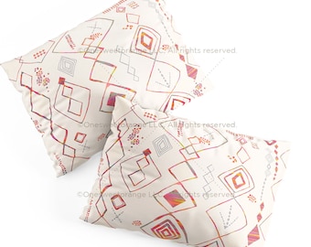Pillow Shams Tangier Villa Pillow Covers Cotton Pillow Cover Polyester Pillow Sham Set Geese Palm Pillow Shams