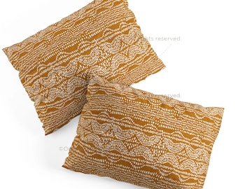 Pillow Shams Dripping Dots Caramel Linen Pillow Covers Cotton Pillow Cover Polyester Pillow Sham Set Geese Palm Pillow Shams