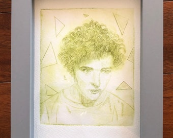 graham - dry point print