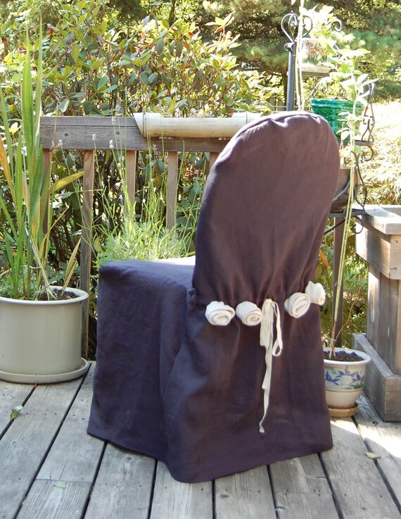 Items similar to Rosette Styled Chair Covers Made to Order on Etsy