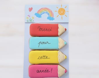 Biscuits merci maîtresse/maître/atsem