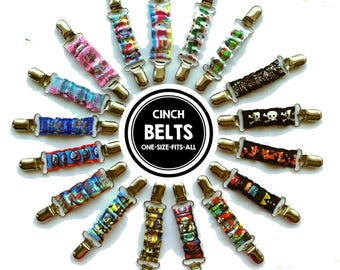 Printed Cinch Belts READY TO SHIP: Toddler Belt - One Size Fits All