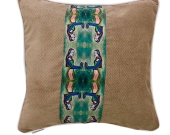 Original Art Pillow Hollow Eye