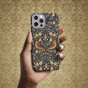 William Morris Phone Case Samsung S24 S23 Cover Art Print iPhone 16 Pro Max, 15 Plus, 14, 13, 12, XS & Samsung S24, S23, A55, Pixel 9 Pro, 8