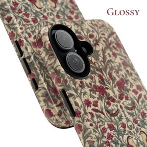William Morris Phone Case Samsung S24 S23 Cover Art Print iPhone 16 Pro Max, 15 Plus, 14, 13, 12, XS & Samsung S24, S23, A55, Pixel 9 Pro, 8