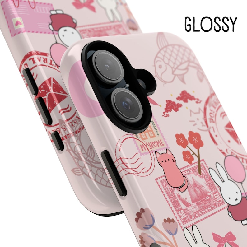 Miffy Phone Case Aesthetic Gift for Her Phone Cover for iPhone 16 Pro Max, 15 Plus, 14, 13, 12, XS & Samsung S24, S23, A55, Pixel 9 Pro, 8