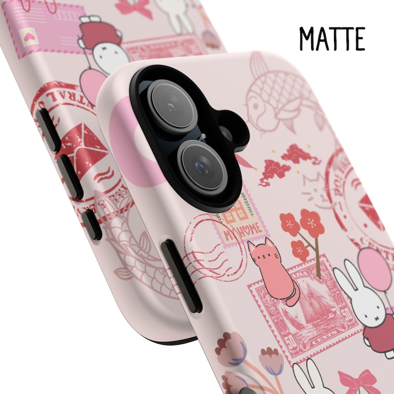 Miffy Phone Case Aesthetic Gift for Her Phone Cover for iPhone 16 Pro Max, 15 Plus, 14, 13, 12, XS & Samsung S24, S23, A55, Pixel 9 Pro, 8