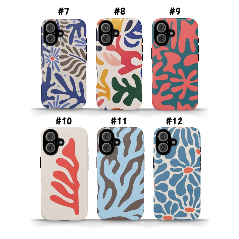 Matisse Phone Case Samsung S24 S23 Cover Art Print for iPhone 16 Pro Max, 15 Plus, 14, 13, 12, XS & Samsung S24, S23, A55, Pixel 9 Pro, 8